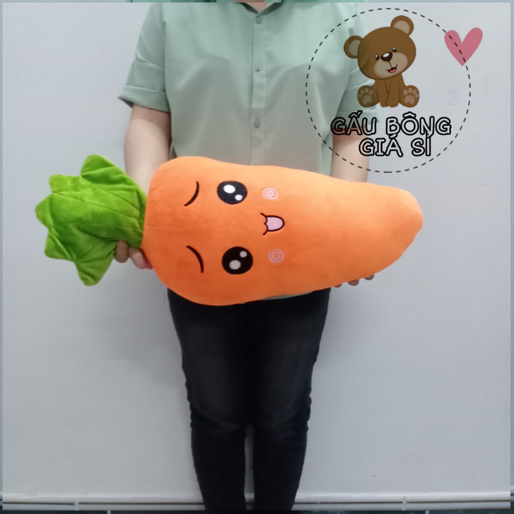 GỐI ÔM CHO BÉ HÌNH CỦ CÀ RỐT (60cm)