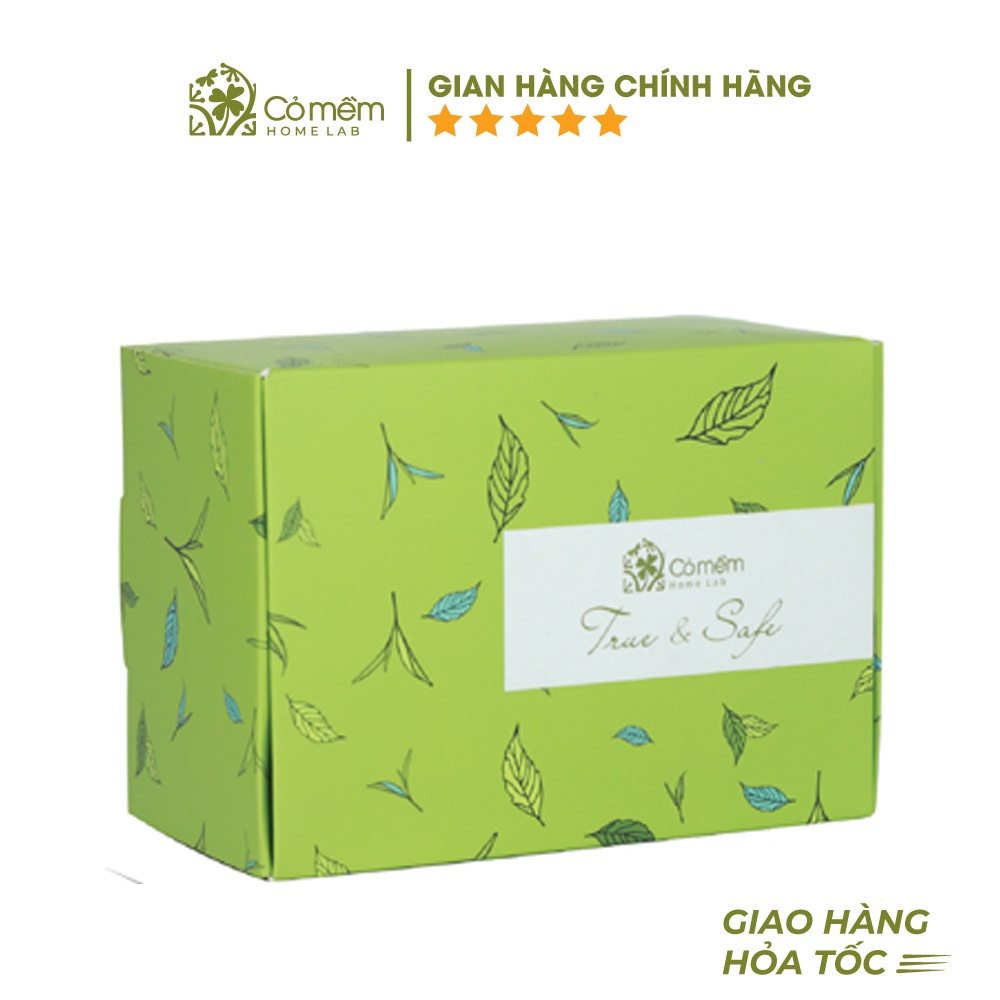 Vỏ Hộp đựng quà tặng gấp gọn Trà Xanh Cỏ Mềm (Có video hướng dẫn)