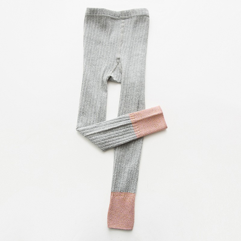 Quần tất len lụa bé gái 2 màu phong cách