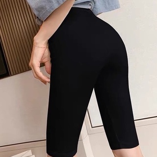 Quần legging lửng thái💥Quần legging ngố đùi thái cạp chun siêu mịn
