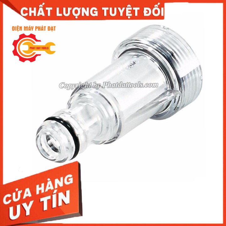 Cút nhựa lọc nối nhanh đầu hút nước máy xịt rửa xe-Phụ kiện máy xịt rửa cao áp gia đình