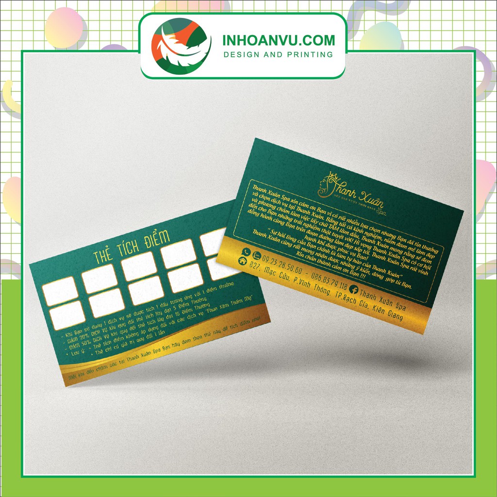 COMBO 1000C (10 hộp) - IN CARD VISIT GIÁ RẺ