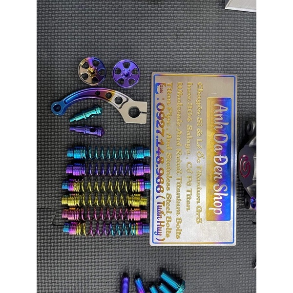 Lò xo càng thắng đũa thắng sau thông dụng nhiều dòng xe thắng đùm luôn Ắc canh titan : phân loain 8 màu