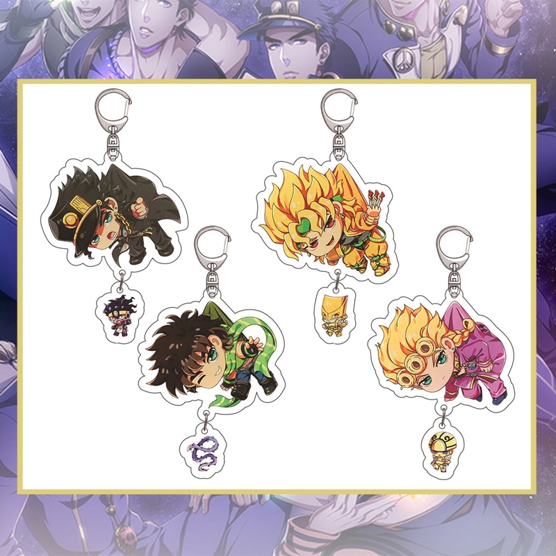 Móc Khóa Hình Nhân Vật JoJo Bizarre Adventure Dễ Thương