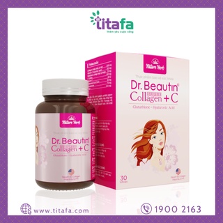 Viên Uống Collagen Trắng Da Dưỡng Tóc Dr.Beautin Super Collagen+C Lọ 30 Viên