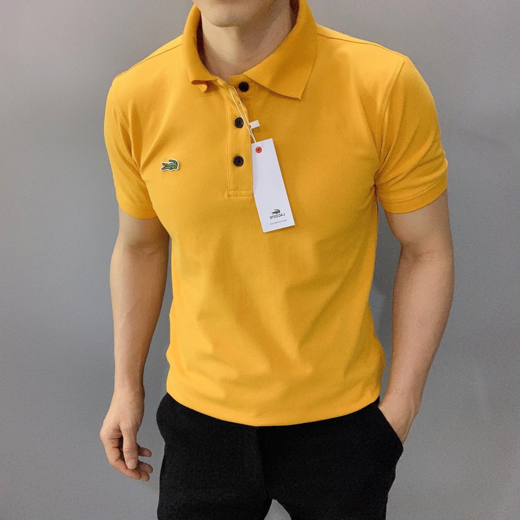 Aó polo Lcst made in Cambodia hàng xuất khẩu vải cotton cá sấu co dãn,mềm thoáng khí,thấm hút mồ hôi | BigBuy360 - bigbuy360.vn