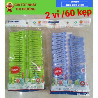 Kẹp quần áo Duy Tân Loại To 60 cái/2 vỉ