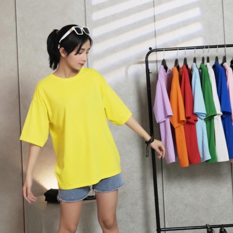Áo thun trơn tay lỡ MICO shop nữ nam dáng Unisex form rộng - áo phông basic tee phông trơn freestyle ་