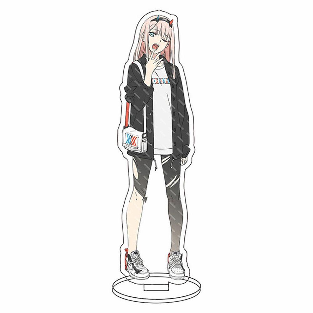 DARNELL Mô Hình Nhân Vật Hoạt Hình Anime Bằng Acrylic Trong Suốt Để Bàn Trang Trí