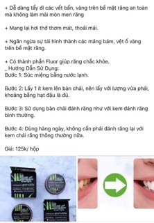 KEM CÔ ĐẶC LÀM TRẮNG RĂNG TINH CHẤT THAN TRE
