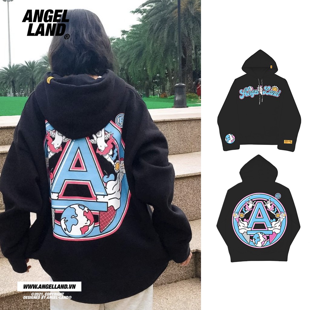 Áo Hoodie Ice-Cream Angel-Land Logo