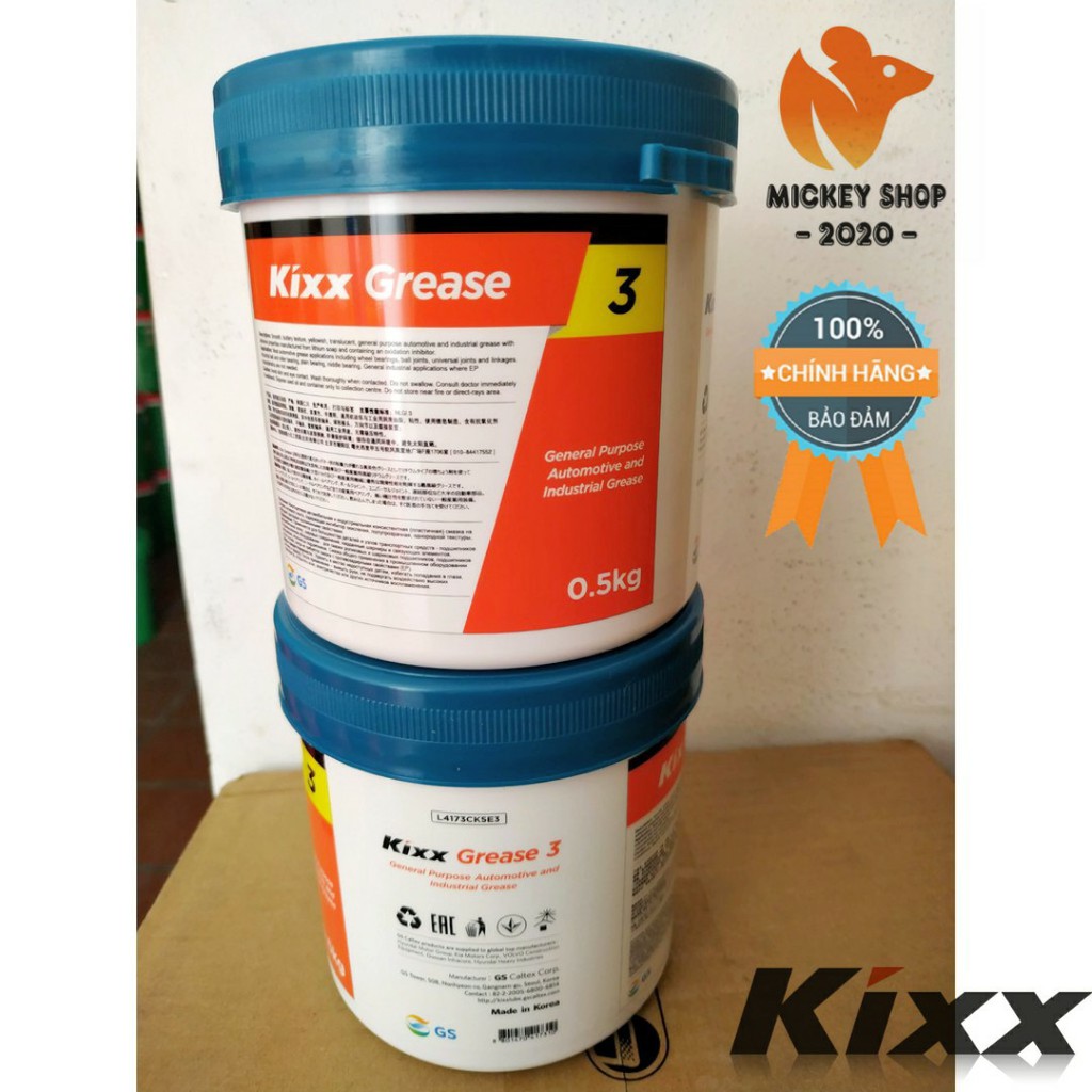 [Pro] Mỡ Bò Đa Dụng KIXX Grease 3 500g Chính Hãng - Mickey2020shop