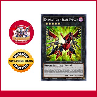 [Thẻ Bài Yugioh Chính Hãng] Raidraptor - Blaze Falcon