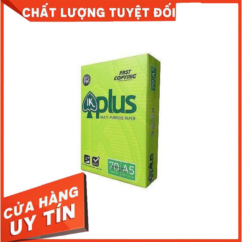 Giấy in, giấy photo A4 và A5  IK Plus ĐL 70/90gsm