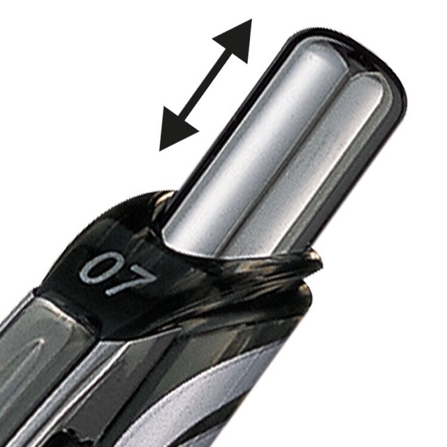 Bút gel Metal Tip/ Needle Tip Pentel, bút ký dạng bấm ENERGEL Liquid Gel Ink nét 0.5 / 0.7/ 1.0mm mực xanh/ đỏ/ đen