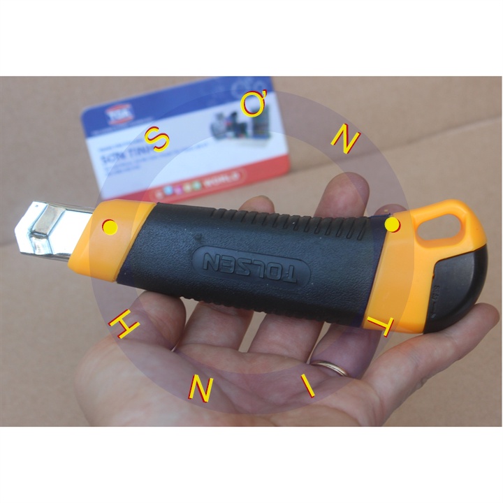 TOLSEN Dao Rọc Giấy Có Chốt Khóa Snap-Off Blade Knife 30018