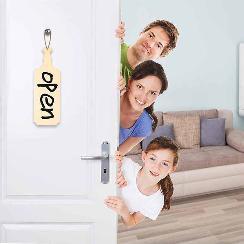 Set 12 Thớt Gỗ Trơn Mini Có Tay Cầm Dùng Để Cắt Rau Củ Quả / Trang Trí Nhà Bếp