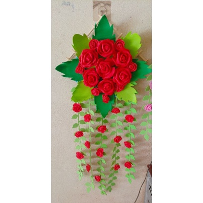 Giỏ hoa treo tường mầm non