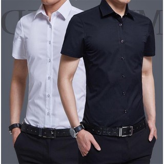 Áo Sơ Mi Nam Ngắn Tay Dáng Ôm Công Sở