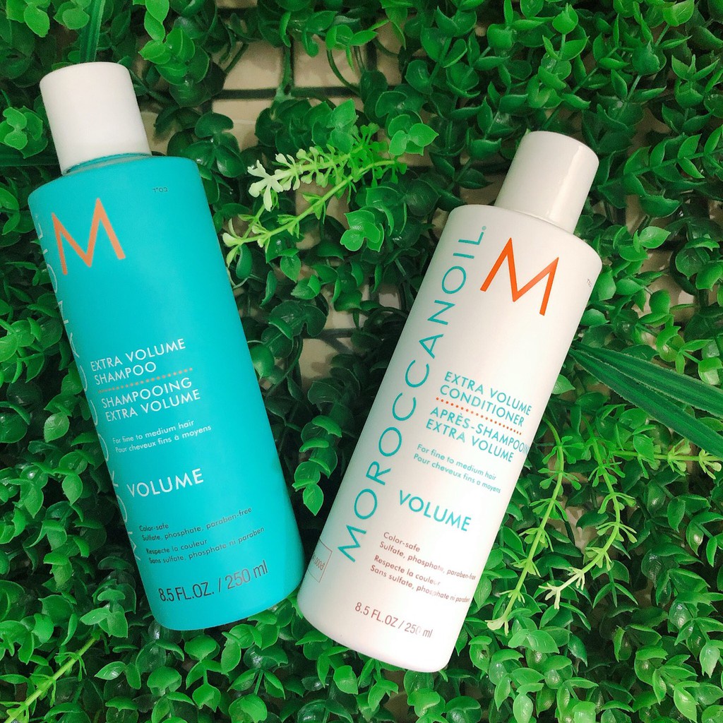 Chính hãng  Dầu gội xả tăng phồng tóc Moroccanoil Extra Volume 250mlx2