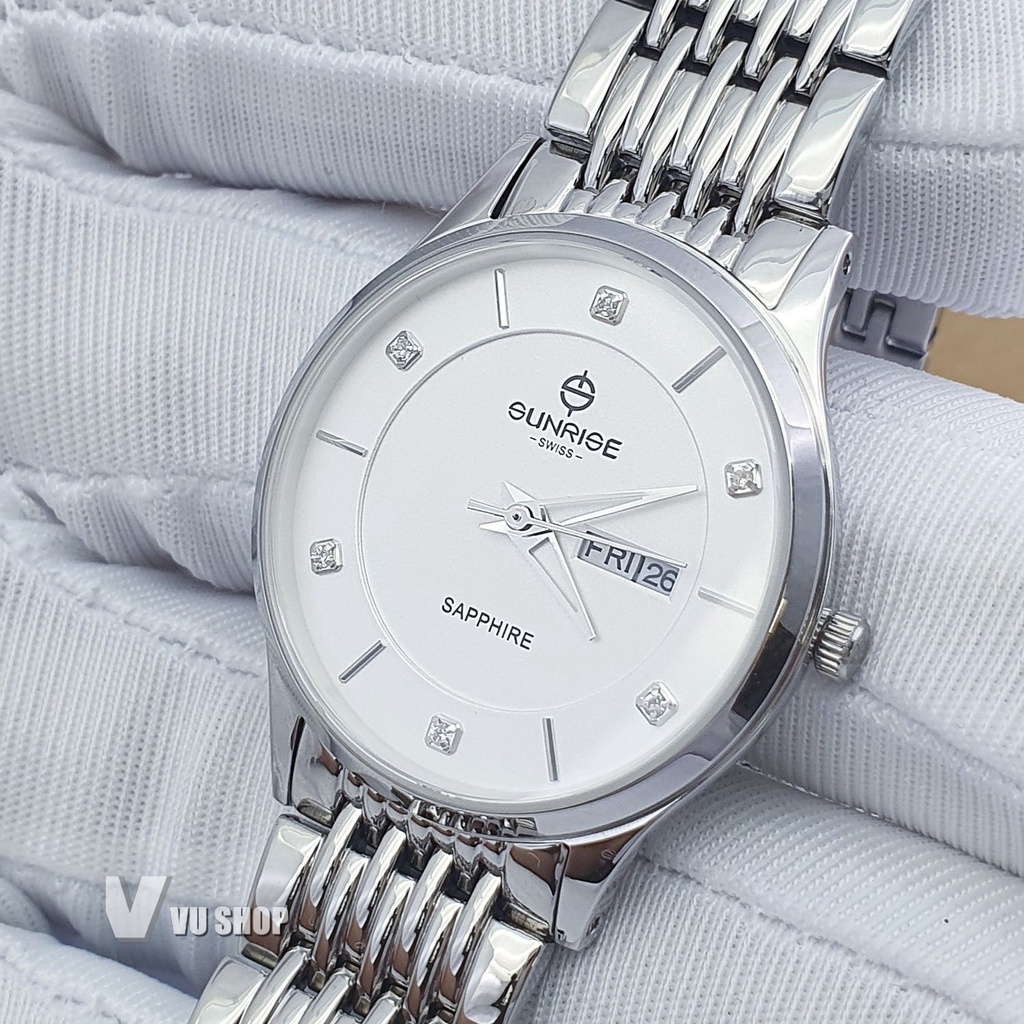 Đồng hồ nữ SUNRISE 2109SB - Chính hãng, kính Sapphire
