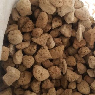 Đá lông vũ- đá nham thạch trắng- đá lọc nước. 1kg