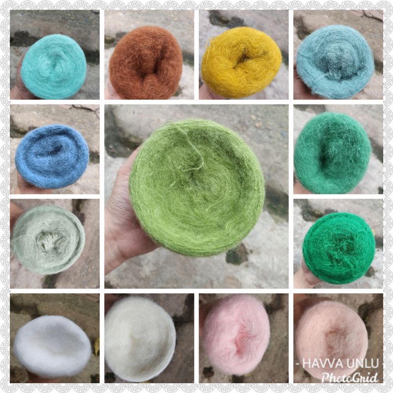 Len Mohair sợi nhỏ siêu ấm siêu dôi sợi