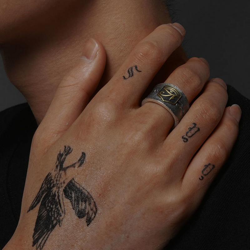 Nhẫn Hở Có Thể Điều Chỉnh Phong Cách Hip Hop Cổ Điển Mới Dành Cho Nam