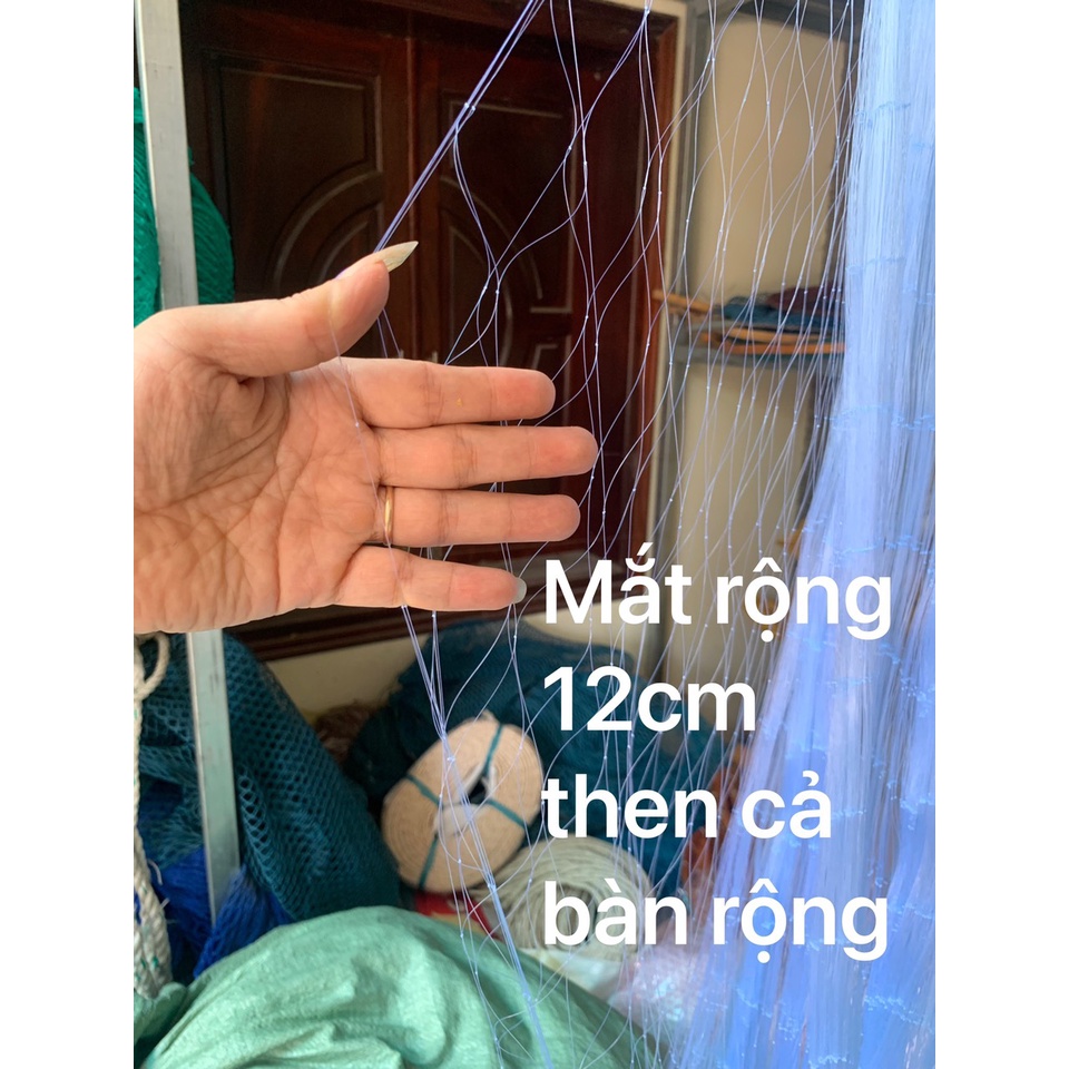 Lưới Thái Sịn Đánh Cá | Lưới 3 Màn Đánh Ao, Hồ, Sông Cao 1,2m Dài 75m 10 phân