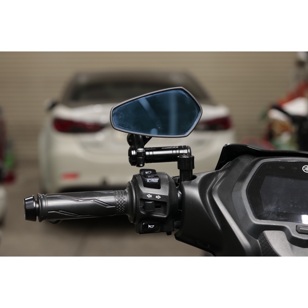 Gương - kiếng gù chân gương CRG V1 nhôm CNC lắp chân gương các dòng xe