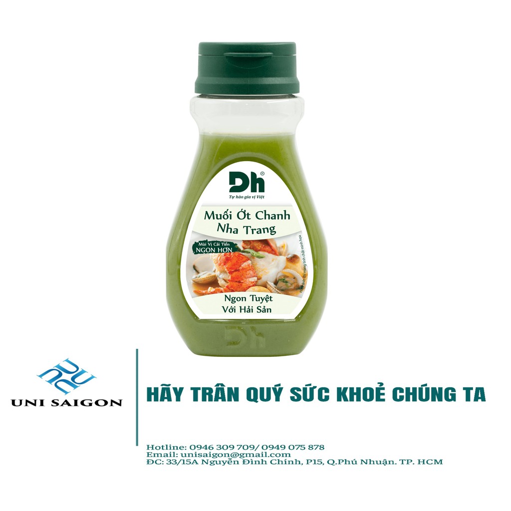 Hũ Muối Ớt Chanh Nha Trang - Thương hiệu DH Foods