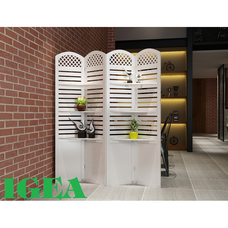 Bình Phong chắn phòng hiện đại Sọc Ngang Có Kệ( giá bán trên 1 tấm) IG464- KHÔNG ĐẶT 1 TẤM | BigBuy360 - bigbuy360.vn