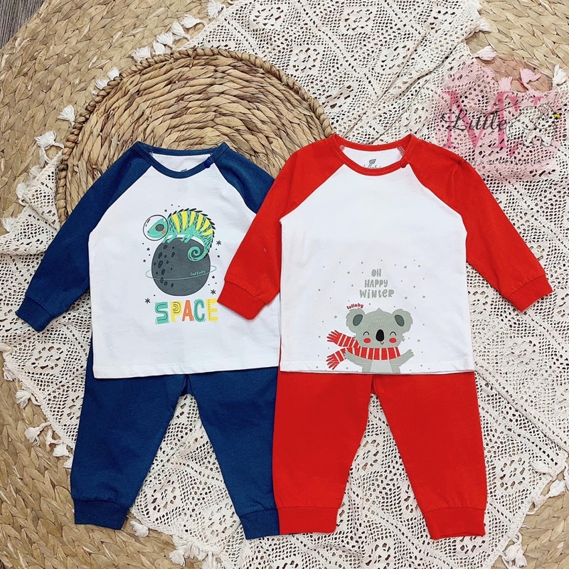 Bộ dài tay mỏng Lullaby bé trai NH451M