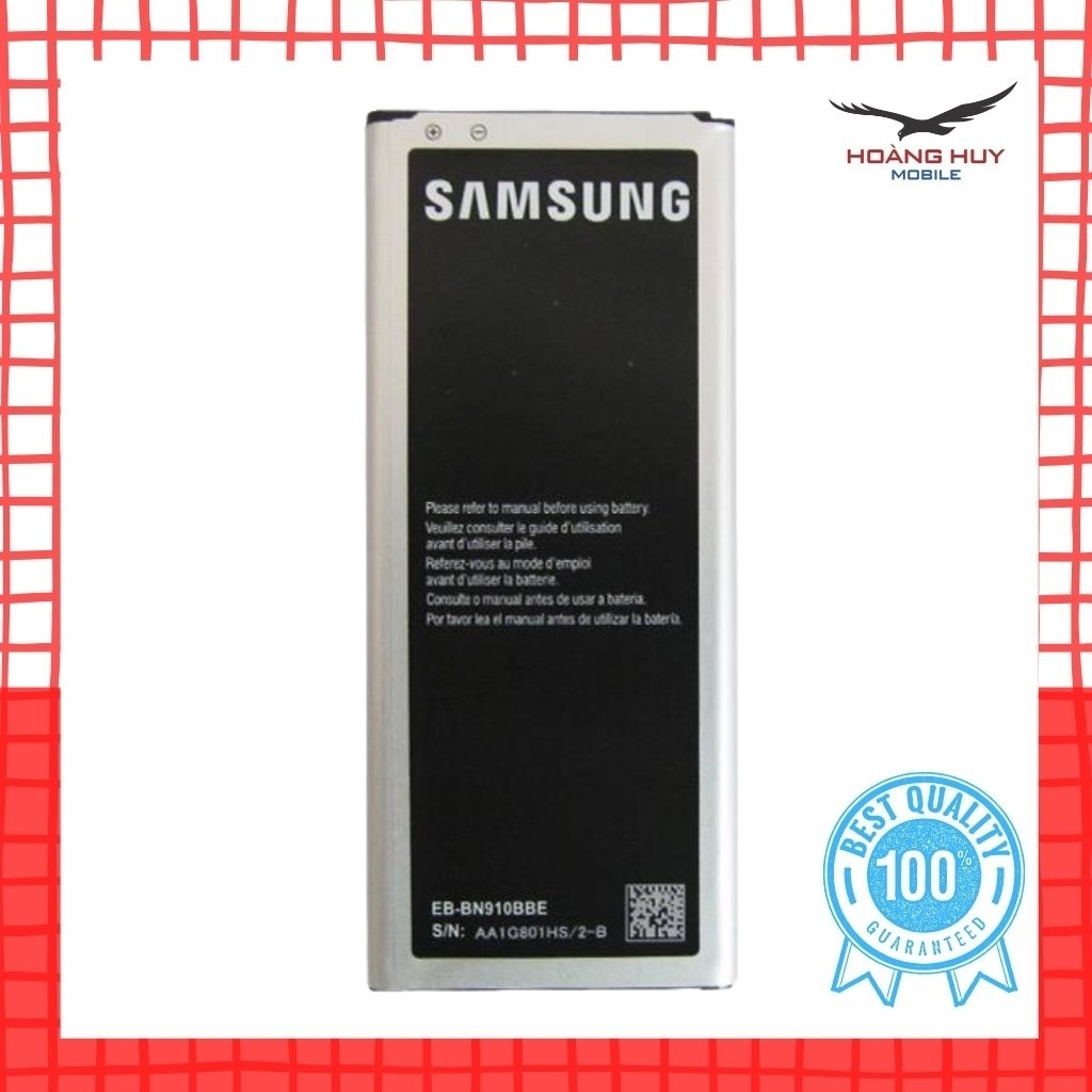 Pin Samsung Galaxy Note 4 / N910 / EB-BN910BBE Dung Lượng 3220mAh Hàng Zin Nhập Khẩu Bảo Hành 6 Tháng 1 Đổi 1