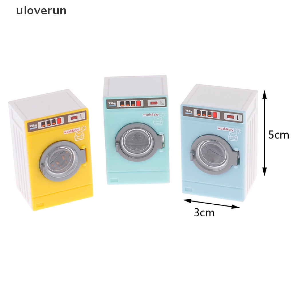 Mô Hình Máy Giặt Mini Tỉ Lệ 1: 12 Trang Trí Nhà Búp Bê