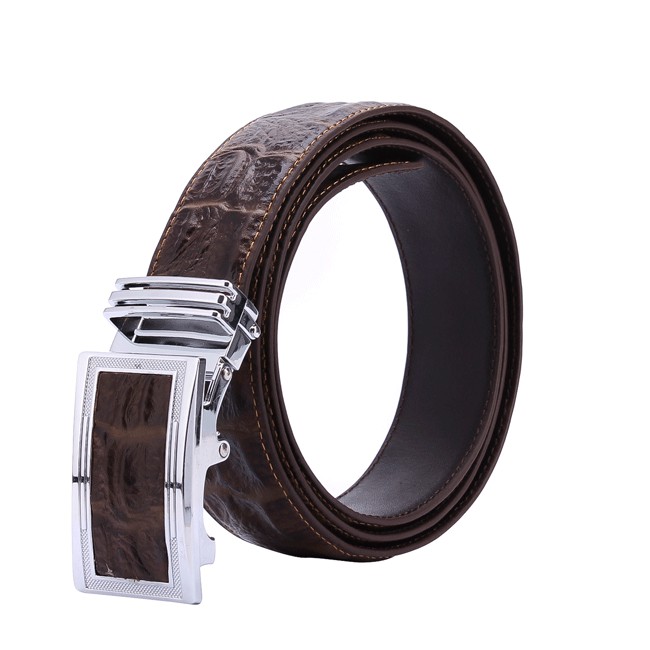 Dây nịt nam da bò vân cá sấu Huy Hoàng 3,5P bòmàu da, đen, nâu HP4116-17-18