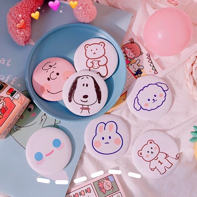 Gương trang điểm mini - Tiện để trong bóp / túi nhỏ