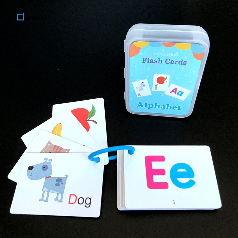 2-8 Years Old Children’s English Learning Cards English Digital Learning Cards YKD