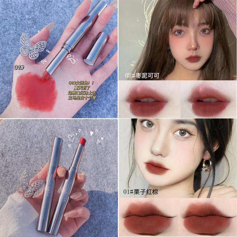 Son Sáp Tông Nhung Lì Tự Nhiên Mềm Mại Lâu Trôi