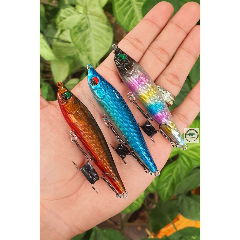 Mồi giả câu cá Jigking magabass đánh đầm Chẽm,Mú,Hồng 8cm/13g - 10cm/20g