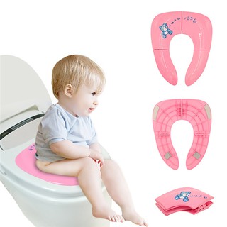 Portable Travel Potty Chair Foldable Toilet Seat Children Padded Training Toilet