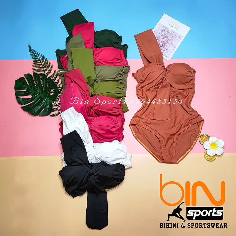 Đồ Bơi Nữ Đi Biển Một Mảnh Lệch Vai Freesize BHV028 | BigBuy360 - bigbuy360.vn