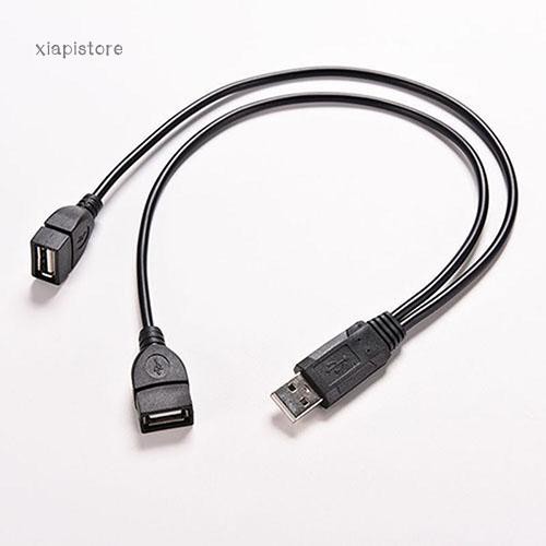 Dây cáp chia 2 cổng sạc dữ liệu USB tiện lợi