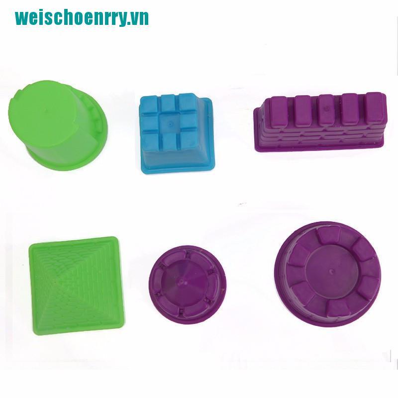 Weis♪Bộ Khuôn Nặn Cát, Đất Sét Dùng Trên Bãi Biển Dành Cho Trẻ Em (6 Cái)