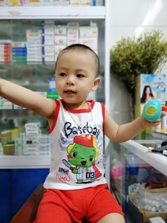 Bộ cotton ba lỗ cho bé