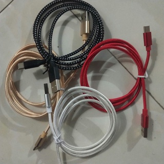 Cáp sạc dây dù chống đứt cho đầu Iphone, Typec, Micro