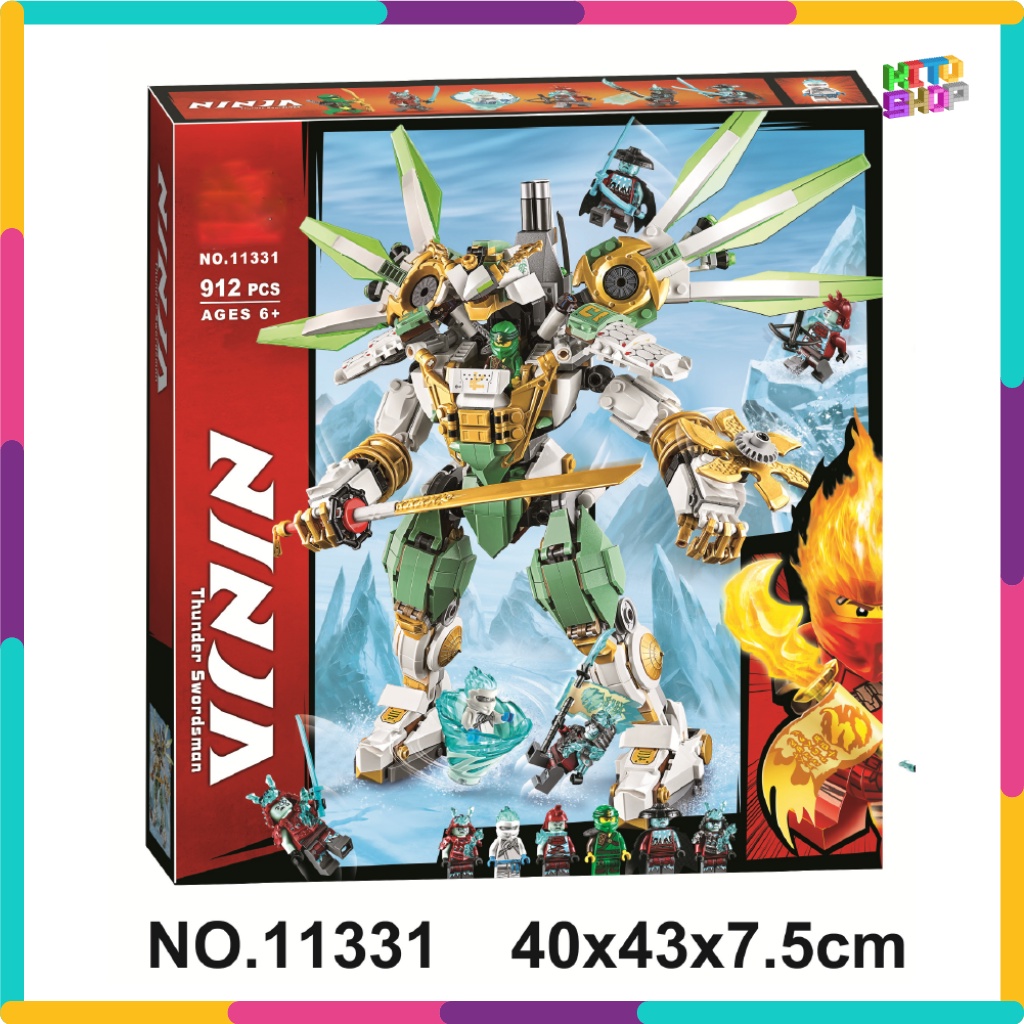 Bộ Đồ Chơi Xếp Hình Thông Minh Lego Ninjago Bela Lari 11331 Robot Người Máy Của Lloyd 912 Chi Tiết