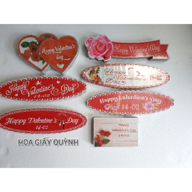 Chữ  chúc mừng valentine 14/2