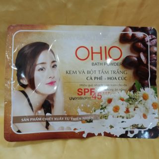 TẮM TRẮNG OHIO CÀ PHÊ HOA CÚC