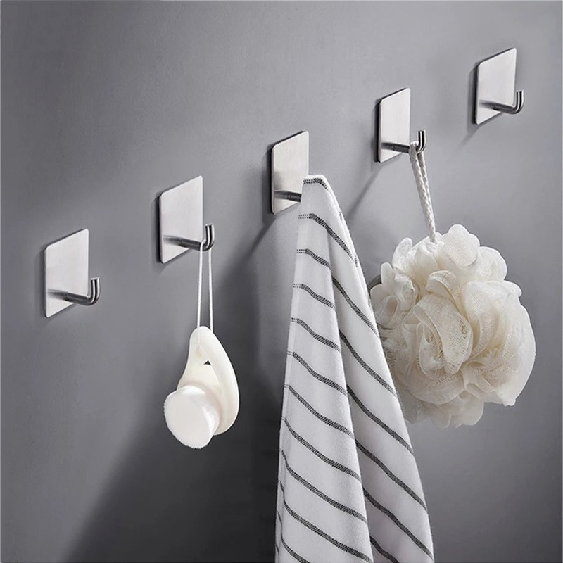 Móc Treo Đồ Dán Tường Bằng Thép Không Gỉ